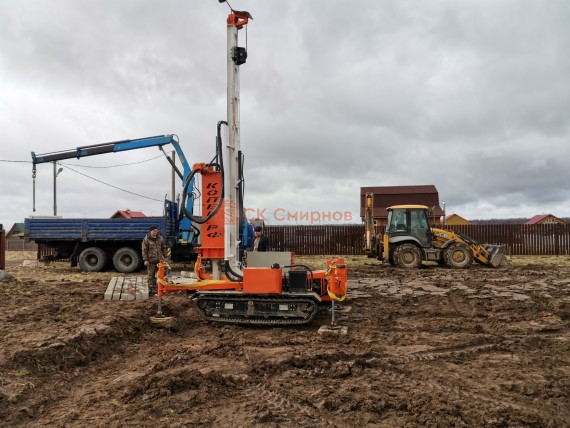 Фундамент из ЖБ свай