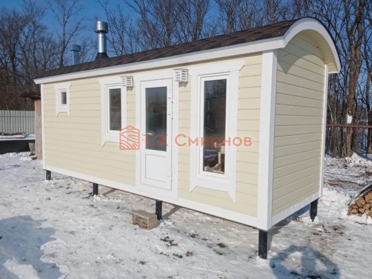 Февраль 2023 - баня из бруса №137