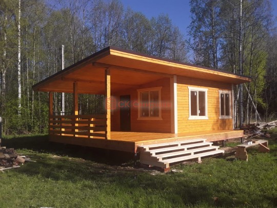 Май 2020 - дом из бруса №69