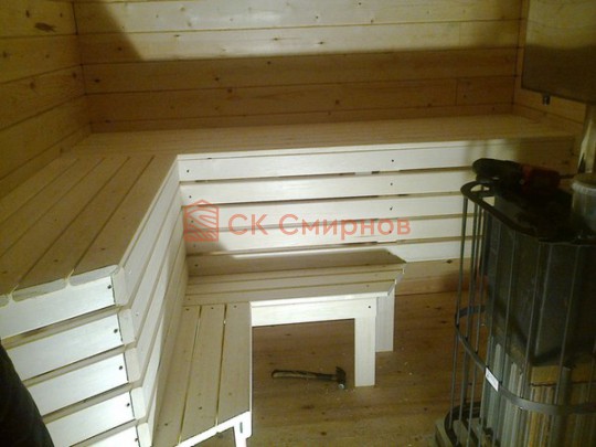 Февраль 2015 - баня из бруса №5