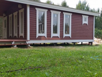 Фото №1: каркасная баня 111