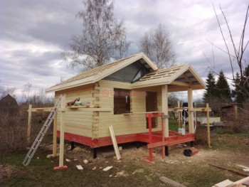 Фото №1: баня из бруса 124