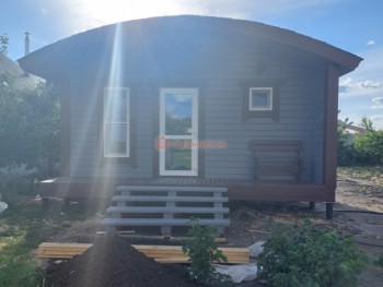 Фото №10: баня из бруса 125