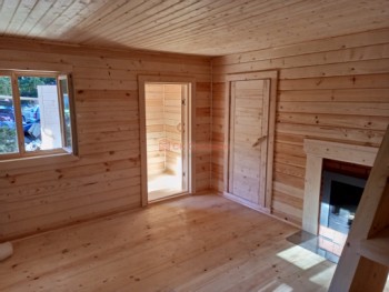 Фото №21: баня из бруса 135