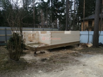 Фото №4: баня из бруса 135