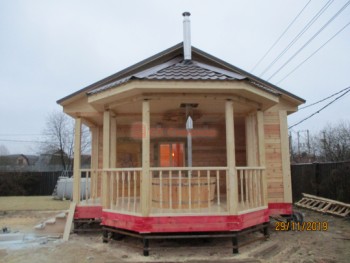 Фото №30: баня из бруса 57