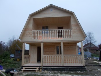 Фото №12: дом из бруса 60