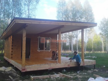 Фото №42: дом из бруса 69